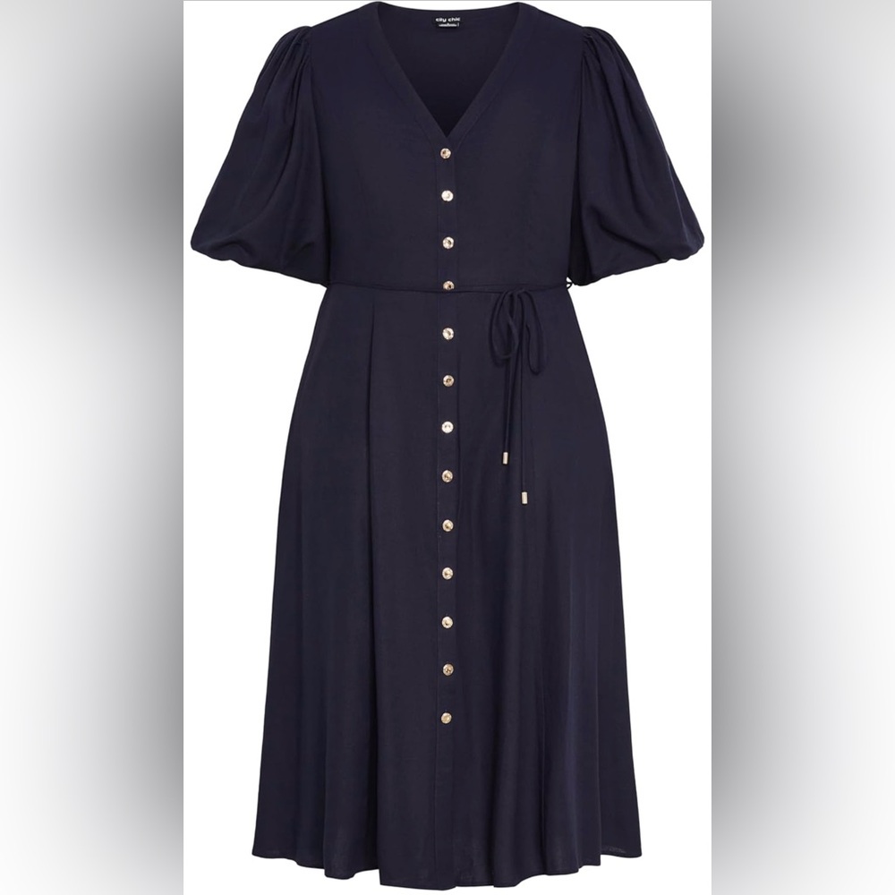NWT City Chic Dress, Navy, Size 14